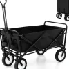 COSTWAY Einkaufstaschen & -Trolleys<Bollerwagen faltbar in Schwarz