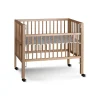 tiSsi Babymöbel<Boxspring Anstellbett "Maxi" in Natur - 50 x 90cm