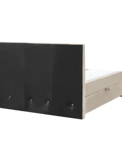 Beliani Betten & Matratzen<Boxspring Bett MAJOR in Beige - (W) 151 x (H) 109 x (L) 212 cm