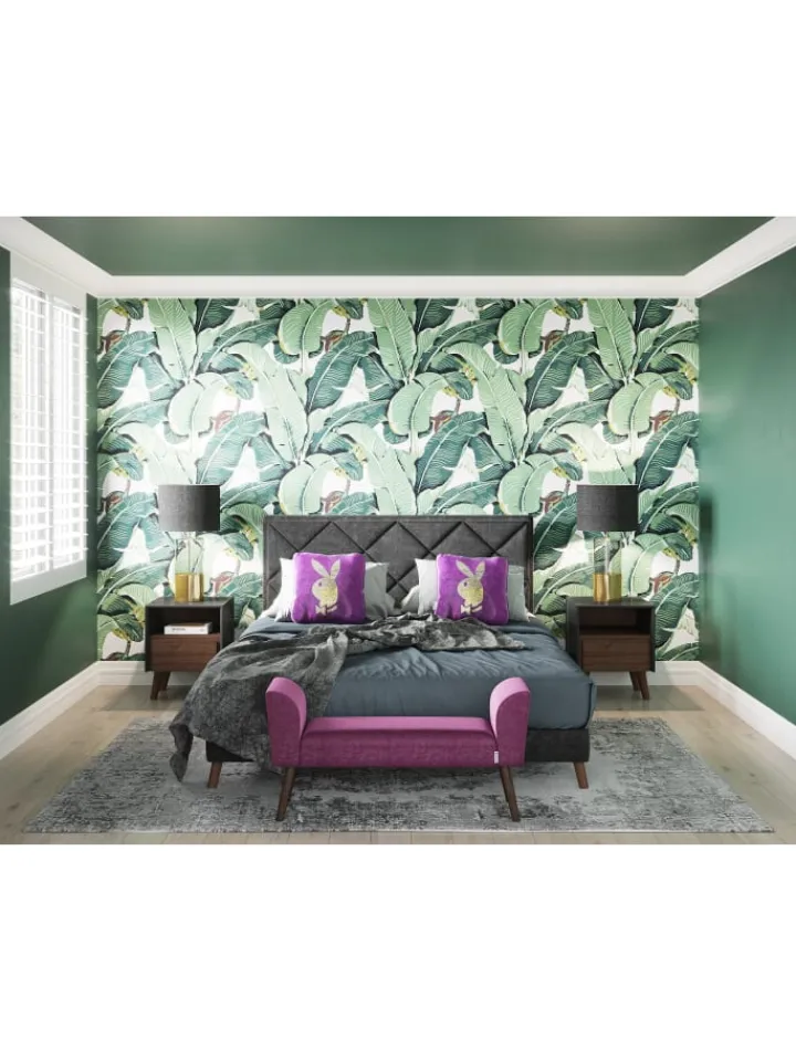 Playboy Betten & Matratzen<Boxspringbett "AUDREY" in Anthrazit - 140x200 cm