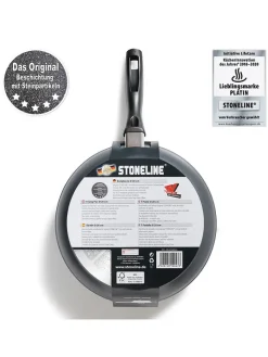 Stoneline Kochgeschirr<Bratpfanne in Schwarz - Ø 28 cm