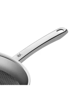 WMF Kochgeschirr<Bratpfanne mit Pfannenwender in Silber - Ø 28 cm