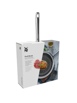 WMF Kochgeschirr<Bratpfanne mit Pfannenwender in Silber - Ø 28 cm