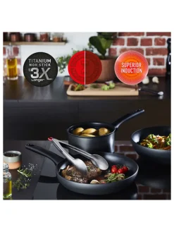 Tefal Kochgeschirr<Bratpfanne "Ultimate on" in Schwarz - Ø 28 cm