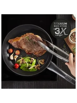 Tefal Kochgeschirr<Bratpfanne "Ultimate on" in Schwarz - Ø 28 cm