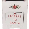 Clayre & Eef Wohndekoration<Briefkasten in Weiß/ Rot - (B)20 x (H)30 cm