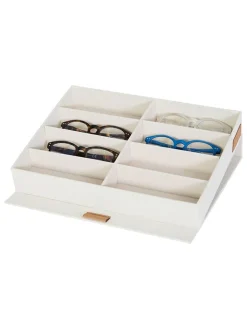 STORE IT Kisten & Körbe<Brillenbox "Premium" in Beige - (B)32 x (H)5,5 x (T)25 cm