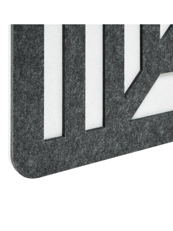Beliani Paravents<Büro-Raumteiler FUTURA in Grau - (W) 180 x (H) 180 x (L) 2 cm