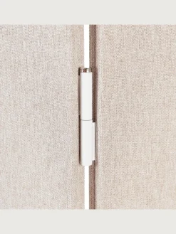 Beliani Paravents<Büro-Raumteiler SLIMMY in Beige - (W) 120 x (H) 160 x (L) 2 cm