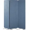 Beliani Paravents<Büro-Raumteiler STANDI in Blau - (W) 184 x (H) 184 x (L) 30 cm
