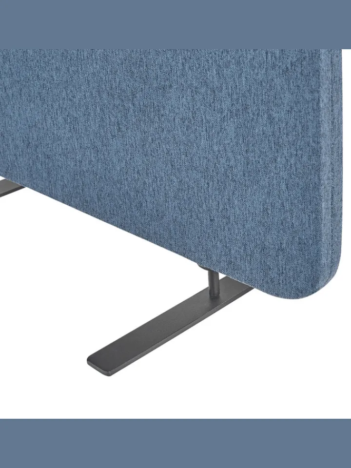 Beliani Paravents<Büro-Raumteiler STANDI in Blau - (W) 184 x (H) 184 x (L) 30 cm