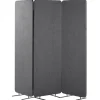 Beliani Paravents<Büro-Raumteiler STANDI in Grau - (W) 184 x (H) 184 x (L) 30 cm