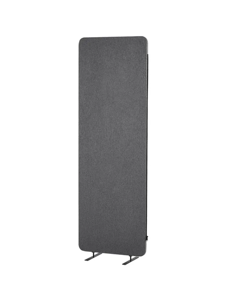 Beliani Paravents<Büro-Raumteiler STANDI in Grau - (W) 184 x (H) 184 x (L) 30 cm
