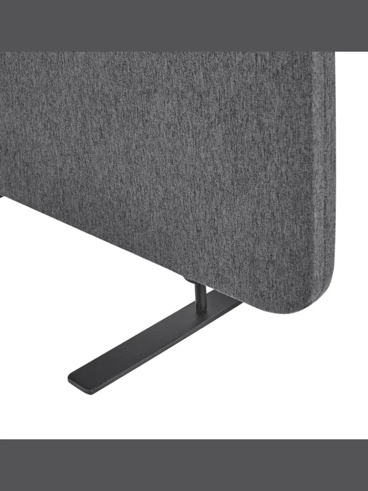 Beliani Paravents<Büro-Raumteiler STANDI in Grau - (W) 184 x (H) 184 x (L) 30 cm