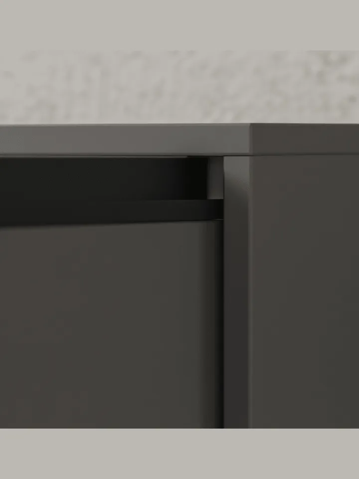 KADIMA DESIGN Möbel-Sets<Büro-Set XL Schrankwand Soft-Close Graphit Aktenschrank Büromöbel