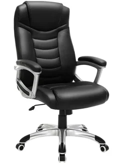 Songmics Sitzmöbel<Bürostuhl in Schwarz/ Türkis - (B)74 x (H)120 x (T)67 cm