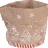 Clayre & Eef Aufbewahren & Servieren<Brotkorb in Beige - (H)16 x Ø 15 cm