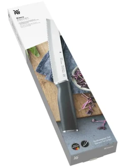 WMF Koch- & Backutensilien<Brotmesser ''Kineo 263'' in Schwarz - (L)33 cm