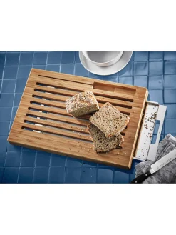 WMF Koch- & Backutensilien<Brotschneidebrett mit Auffang