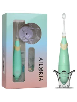 Ailoria Zahn & Mundpflege<BUBBLE BRUSH Kinder-Schallzahnbürste in grün