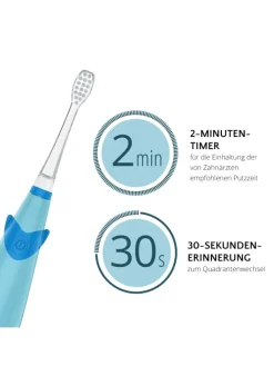 Ailoria Zahn & Mundpflege<BUBBLE BRUSH Kinder-Schallzahnbürste in blau