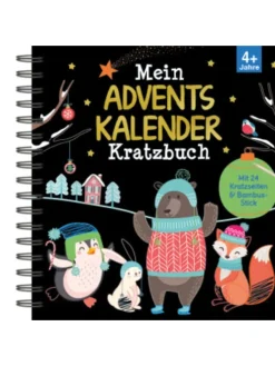 Schwager & Steinlein Adventskalender<Buch - Mein Adventskalender-Kratzbuch