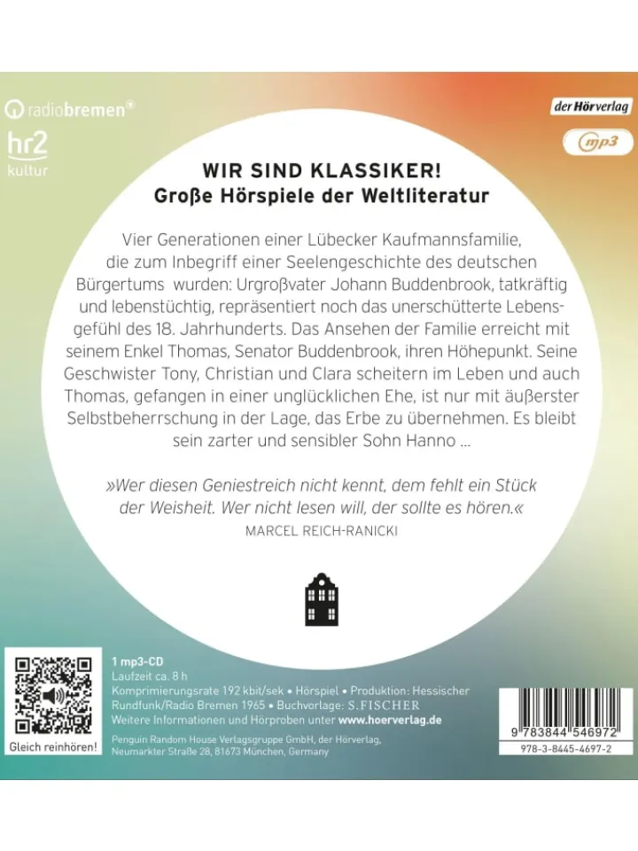 der Hörverlag Hörbücher<Buddenbrooks | Hörspiel