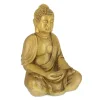 relaxdays Gartendekoration<Buddha-Figur in Gold