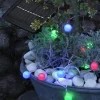 STAR Trading Lichterketten & Dekobeleuchtung<Bunte Solar-Lichterkette ,Globini', 20 kleine Leuchtkugeln, Dämmerungs