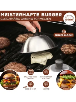 bremermann Grillen<Burgerhauben-Set 4er