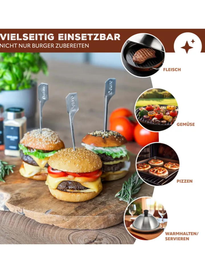 bremermann Grillen<Burgerhauben-Set 4er