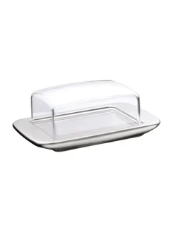 WMF Aufbewahren & Servieren<Butterdose ''Loft'' in Silber - (B)16,8 x (H)6,8 x (T)11,5 cm