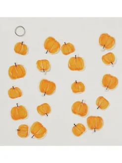 Boltze Wohndekoration<Capiz-Girlande "Pumpkin" in Orange - (L)180 cm