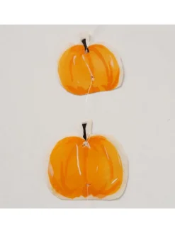 Boltze Wohndekoration<Capiz-Girlande "Pumpkin" in Orange - (L)180 cm