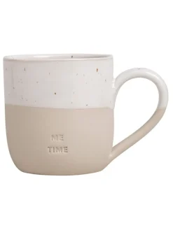 Eulenschnitt Gedeckter Tisch<Cappuccinotasse "Me Time" in Beige/ Weiß - 190 ml