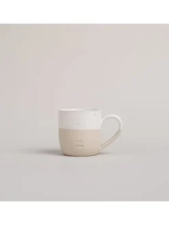 Eulenschnitt Gedeckter Tisch<Cappuccinotasse "Me Time" in Beige/ Weiß - 190 ml