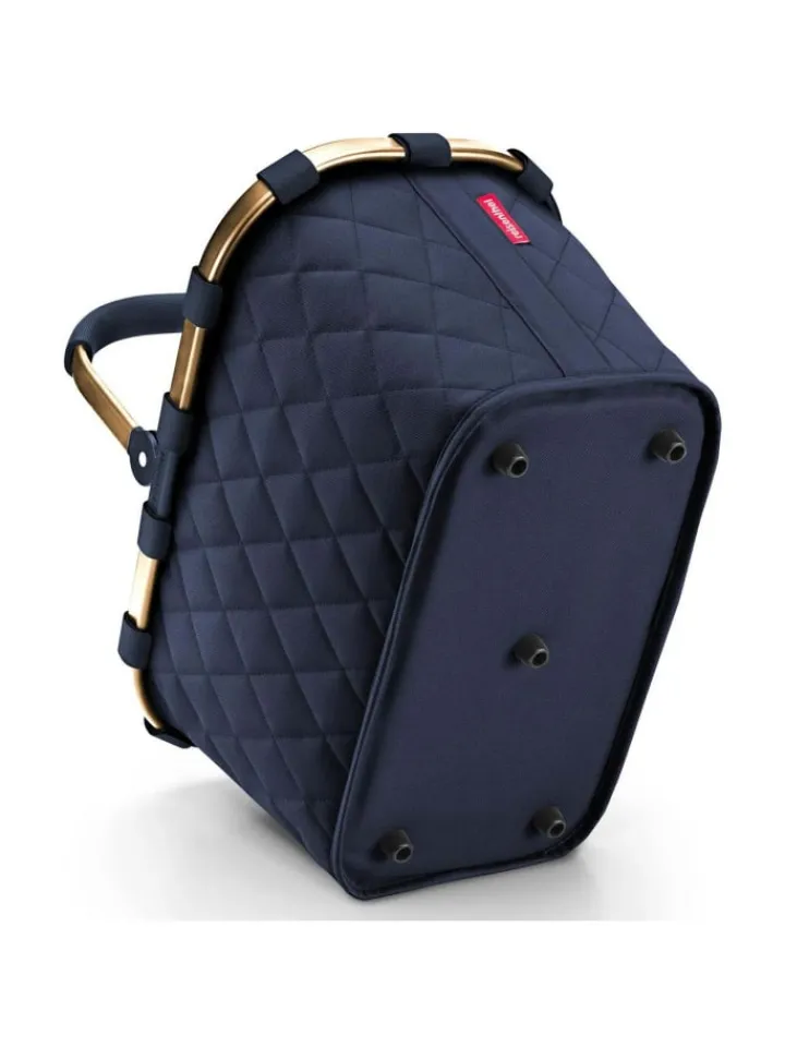 Reisenthel Einkaufstaschen & -Trolleys<Carrybag - Einkaufskorb (cord dark matcha) in frame rhombus midnight gold