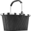 Reisenthel Einkaufstaschen & -Trolleys<Carrybag - Einkaufskorb (cord dark matcha) in rhombus black