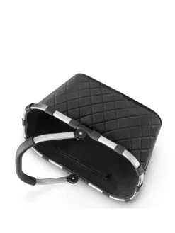 Reisenthel Einkaufstaschen & -Trolleys<Carrybag - Einkaufskorb (cord dark matcha) in rhombus black