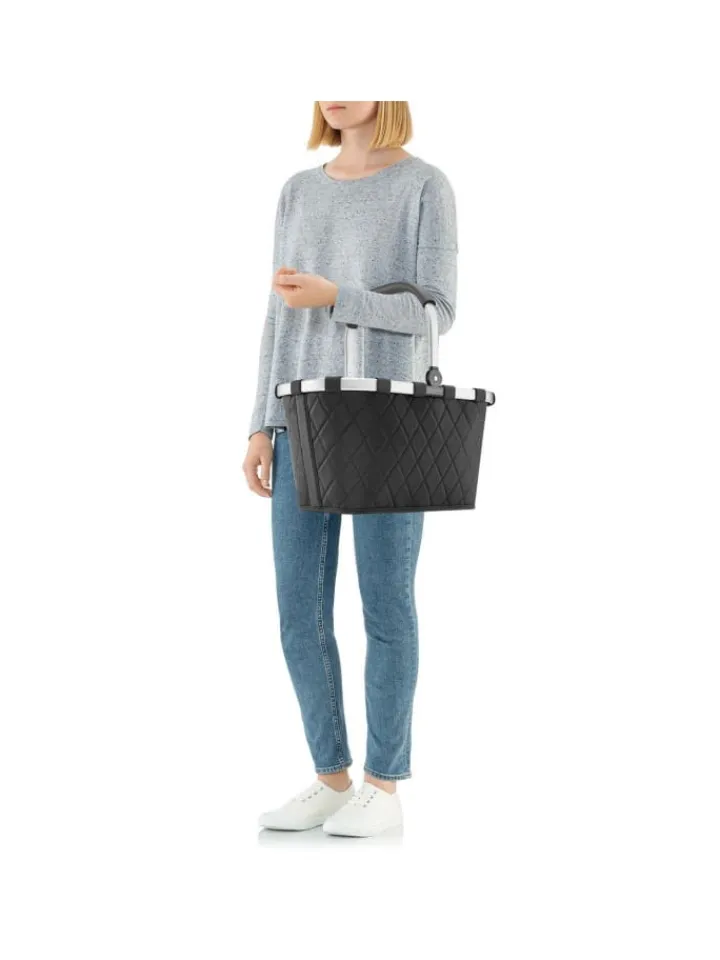 Reisenthel Einkaufstaschen & -Trolleys<Carrybag - Einkaufskorb (cord dark matcha) in rhombus black