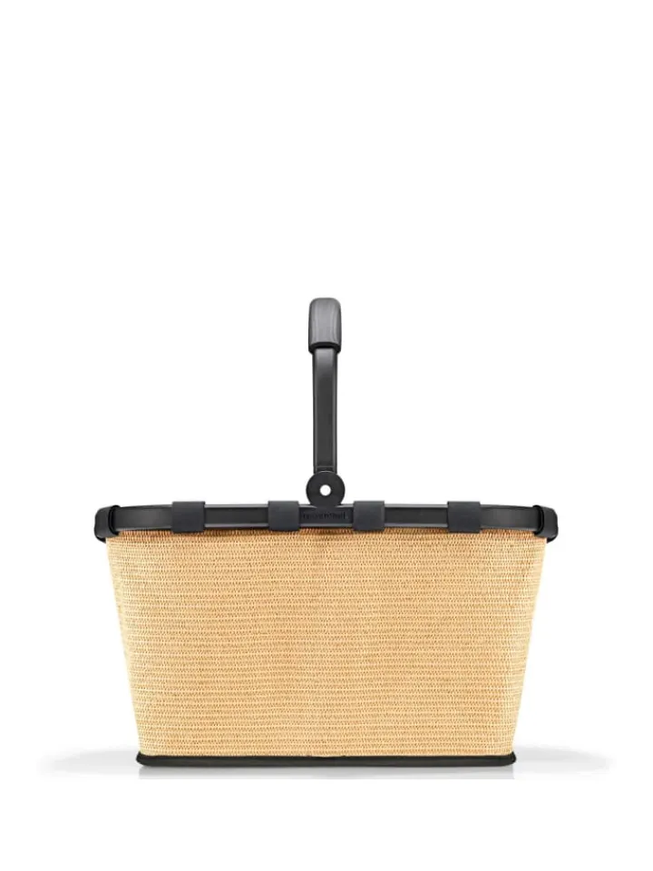Reisenthel Einkaufstaschen & -Trolleys<Carrybag - Einkaufskorb (cord dark matcha) in frame raffia black