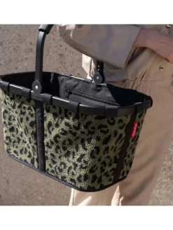 Reisenthel Einkaufstaschen & -Trolleys<Carrybag - Einkaufskorb (cord dark matcha) in teddy leo olive