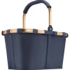 Reisenthel Einkaufstaschen & -Trolleys<Carrybag - Einkaufskorb (cord dark matcha) in midnight gold