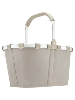 Reisenthel Einkaufstaschen & -Trolleys<Carrybag - Einkaufskorb (cord dark matcha) in herringbone sand