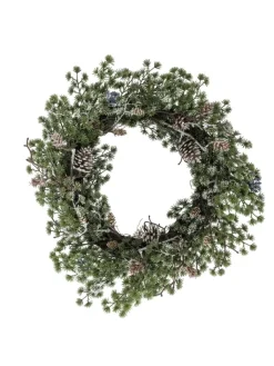 Bloomingville Künstliche Weihnachtsbäume<Cedar Künstlicher Kranz aus Adventskranz in grün