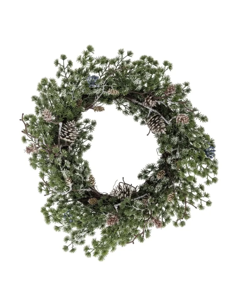 Bloomingville Künstliche Weihnachtsbäume<Cedar Künstlicher Kranz aus Adventskranz in grün