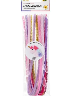folia PAPER Kreativbedarf & Do-It-Yourself<Chenilledraht "Unicorn" in Bunt - 10 Stück