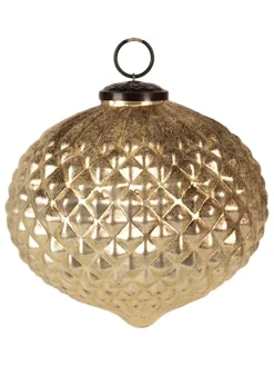 Clayre & Eef Weihnachtsschmuck<Christbaumkugel in Gold - (H)15 x Ø 15 cm