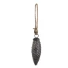 Clayre & Eef Weihnachtsschmuck<Christbaumkugel in Grau - (H)10 x Ø 5 cm
