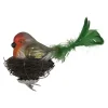 Krebs Glas Lauscha Weihnachtsschmuck<Christbaumornament "Vogel" in Bunt - (B)20 cm